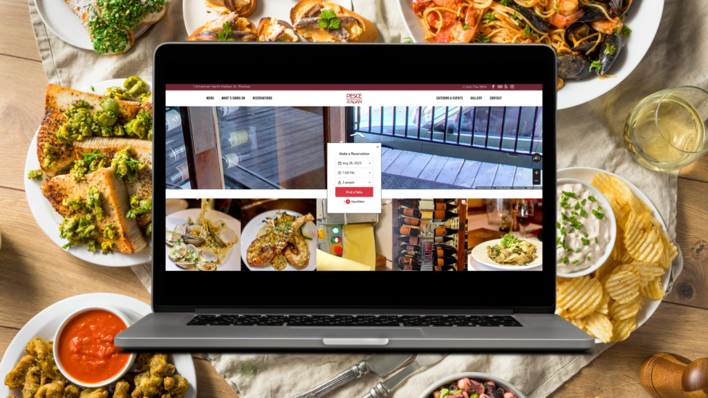 OpenTable reservation integration on restaurant website